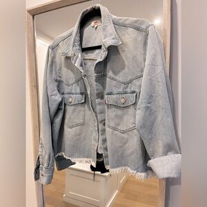 Vintage Levi’s Western Fringe Jean Jacket